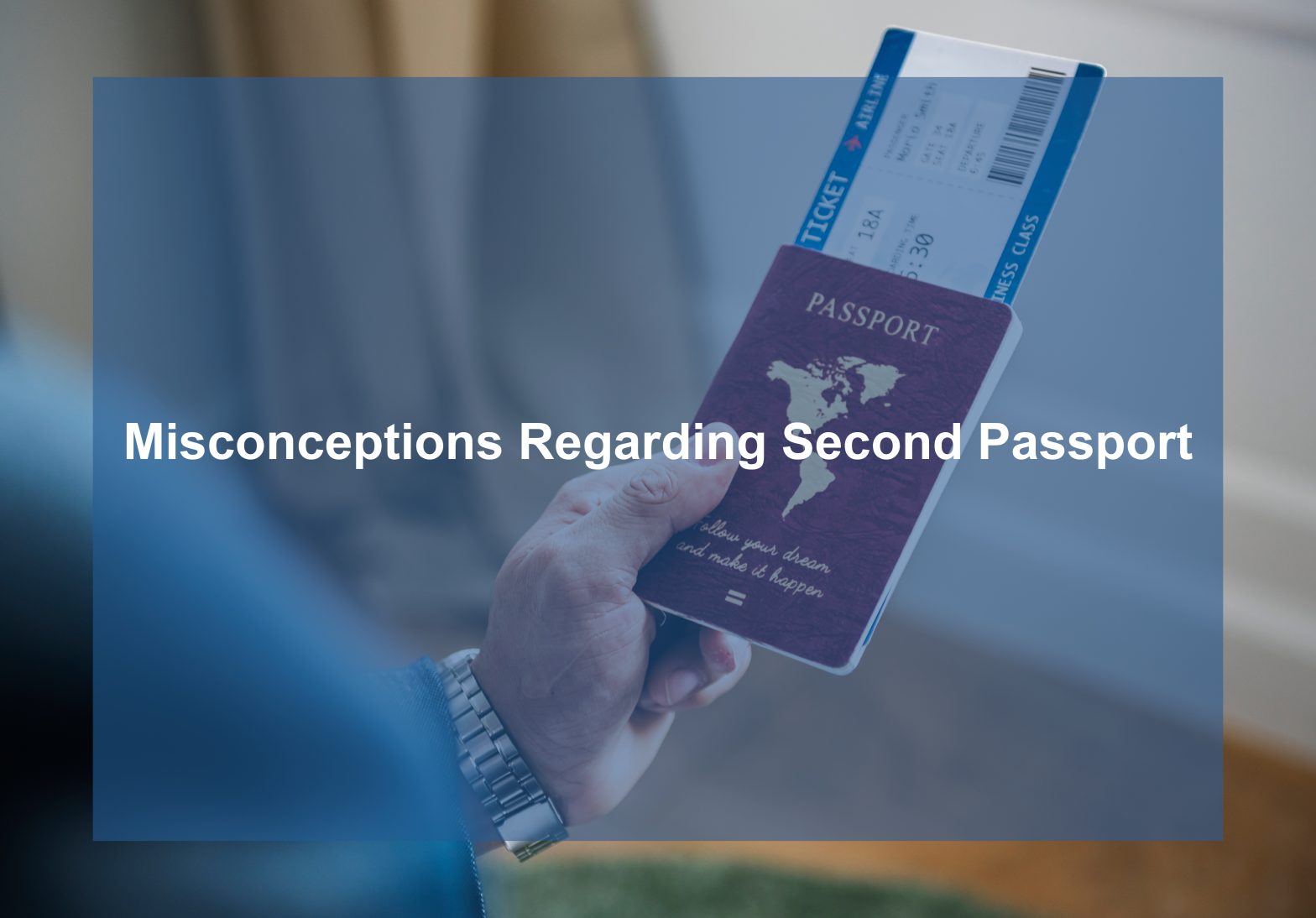 Second Passport Expert reveals misconception regarding second passport